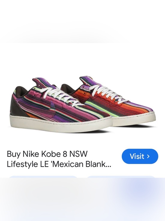 Nike Other - Nike Kobe Street Shoes in Mexican Blanket